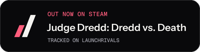 Dark launch badge for Judge Dredd: Dredd vs. Death