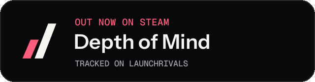 Dark launch badge for Depth of Mind