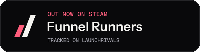 Dark launch badge for Funnel Runners