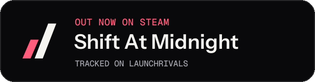 Dark launch badge for Shift At Midnight