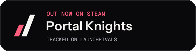 Dark launch badge for Portal Knights
