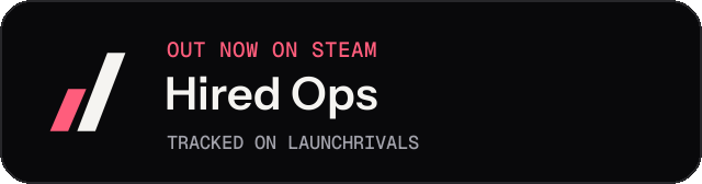 Dark launch badge for Hired Ops