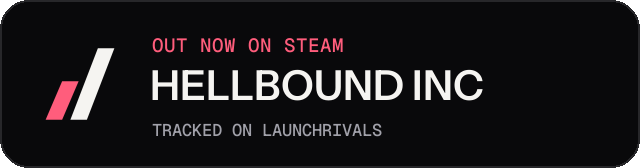 Dark launch badge for HELLBOUND INC
