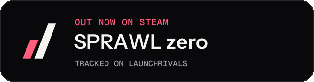 Dark launch badge for SPRAWL zero