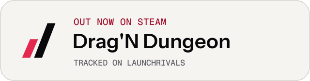 Light launch badge for Drag'N Dungeon