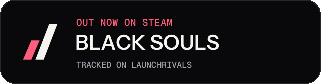 Dark launch badge for BLACK SOULS