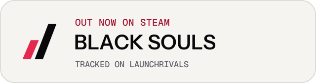 Light launch badge for BLACK SOULS
