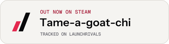 Light launch badge for Tame-a-goat-chi