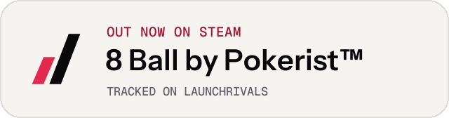 Light launch badge for 8 Ball by Pokerist™