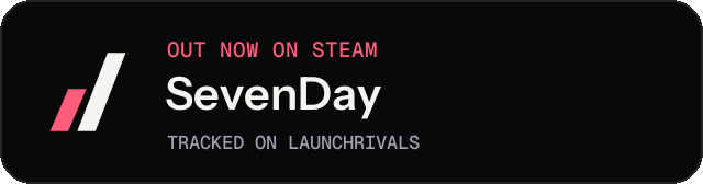 Dark launch badge for SevenDay
