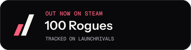 Dark launch badge for 100 Rogues