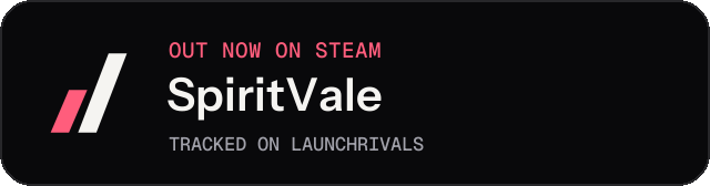 Dark launch badge for SpiritVale