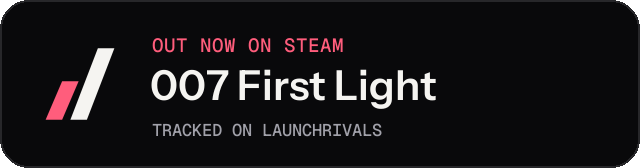 Dark launch badge for 007 First Light