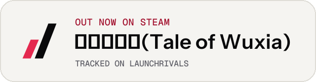 Light launch badge for 侠客风云传(Tale of Wuxia)