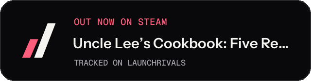 Dark launch badge for Uncle Lee’s Cookbook: Five Recipes for Disaster