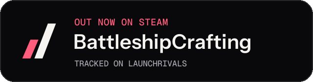 Dark launch badge for BattleshipCrafting