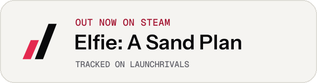 Light launch badge for Elfie: A Sand Plan
