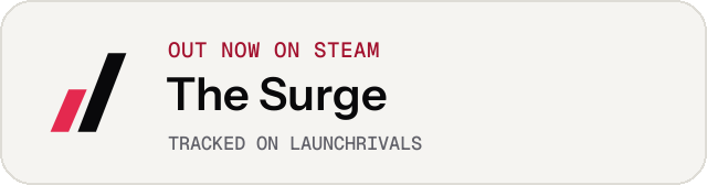 Light launch badge for The Surge
