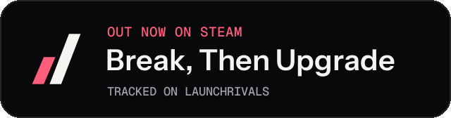 Dark launch badge for Break, Then Upgrade