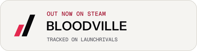 Light launch badge for BLOODVILLE