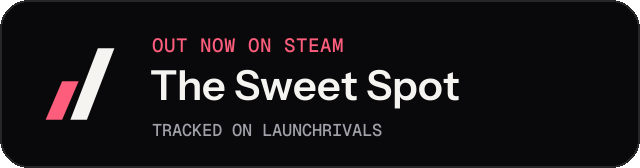 Dark launch badge for The Sweet Spot