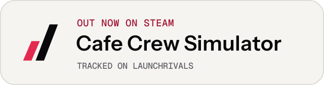 Light launch badge for Cafe Crew Simulator