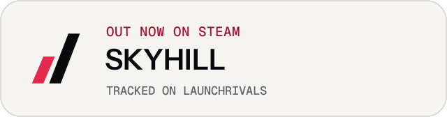 Light launch badge for SKYHILL