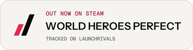 Light launch badge for WORLD HEROES PERFECT
