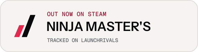 Light launch badge for NINJA MASTER'S