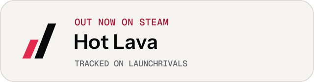 Light launch badge for Hot Lava
