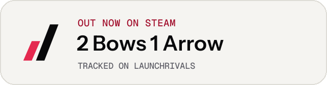 Light launch badge for 2 Bows 1 Arrow