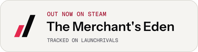 Light launch badge for The Merchant's Eden