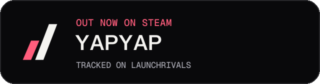 Dark launch badge for YAPYAP