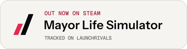 Light launch badge for Mayor Life Simulator