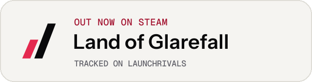 Light launch badge for Land of Glarefall