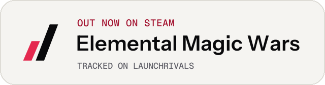 Light launch badge for Elemental Magic Wars