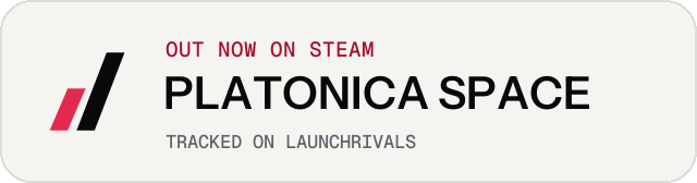 Light launch badge for PLATONICA SPACE