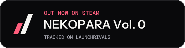 Dark launch badge for NEKOPARA Vol. 0