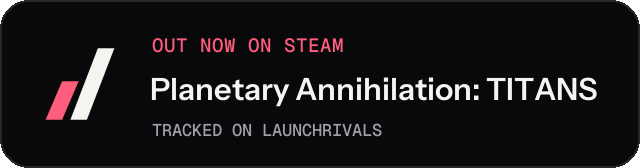 Dark launch badge for Planetary Annihilation: TITANS