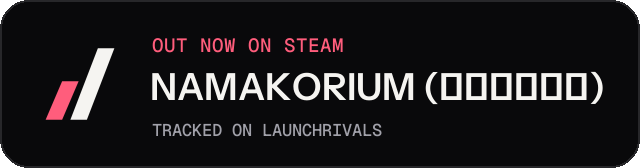 Dark launch badge for NAMAKORIUM (ナマコリウム)