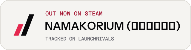 Light launch badge for NAMAKORIUM (ナマコリウム)