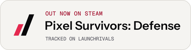Light launch badge for Pixel Survivors: Defense