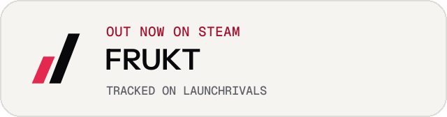 Light launch badge for FRUKT