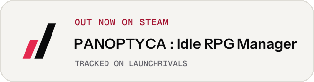 Light launch badge for PANOPTYCA : Idle RPG Manager