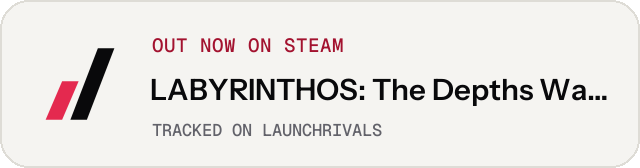 Light launch badge for LABYRINTHOS: The Depths Want You