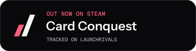 Dark launch badge for Card Conquest