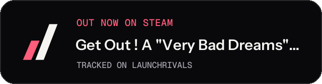 Dark launch badge for Get Out ! A "Very Bad Dreams" Story