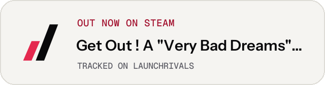 Light launch badge for Get Out ! A "Very Bad Dreams" Story