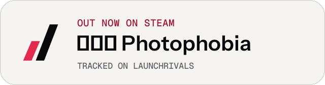 Light launch badge for 溺光症 Photophobia