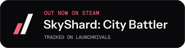 Dark launch badge for SkyShard: City Battler